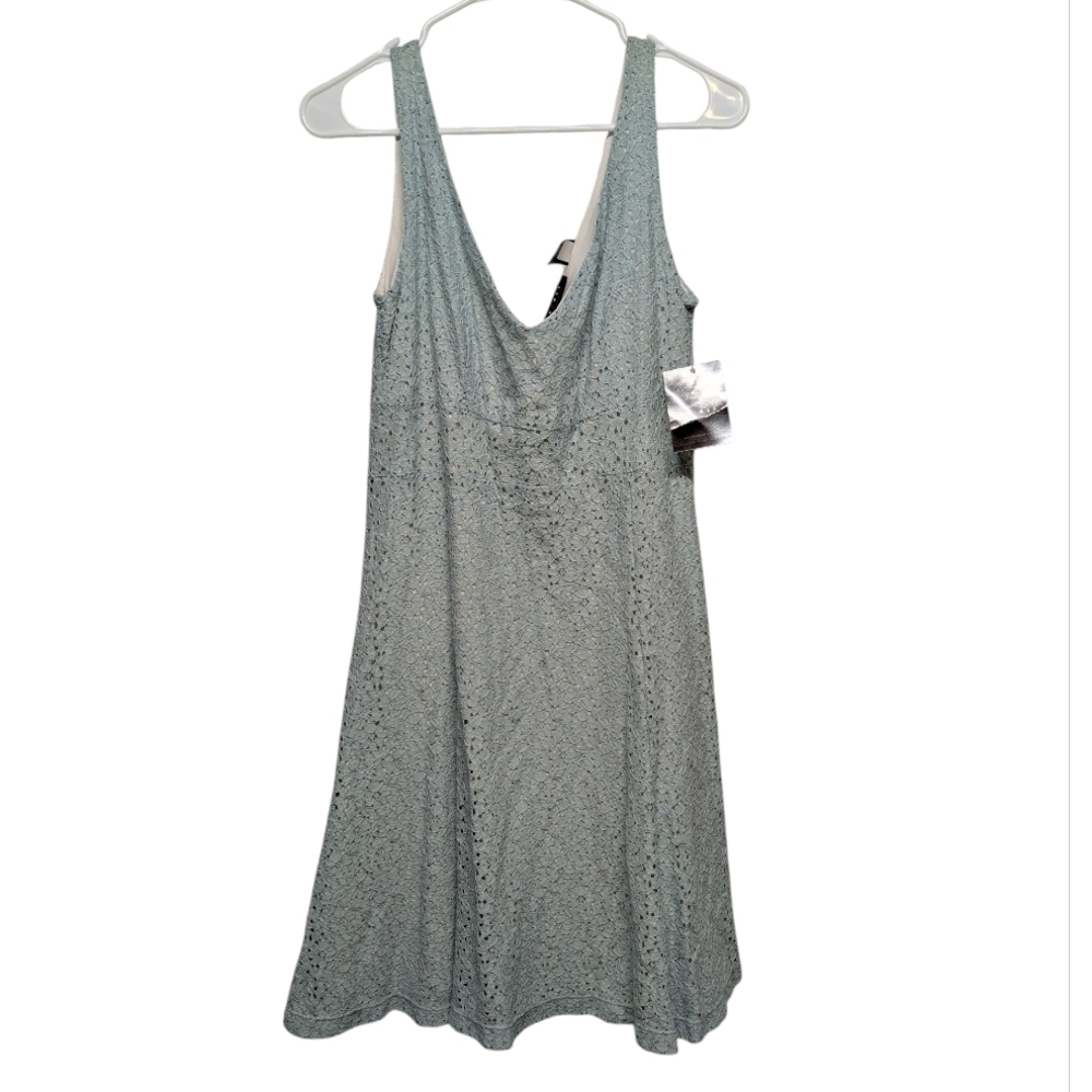 Axcess Liz Claiborne Bluegrass Lace Sleeveless Dress Women's Medium New